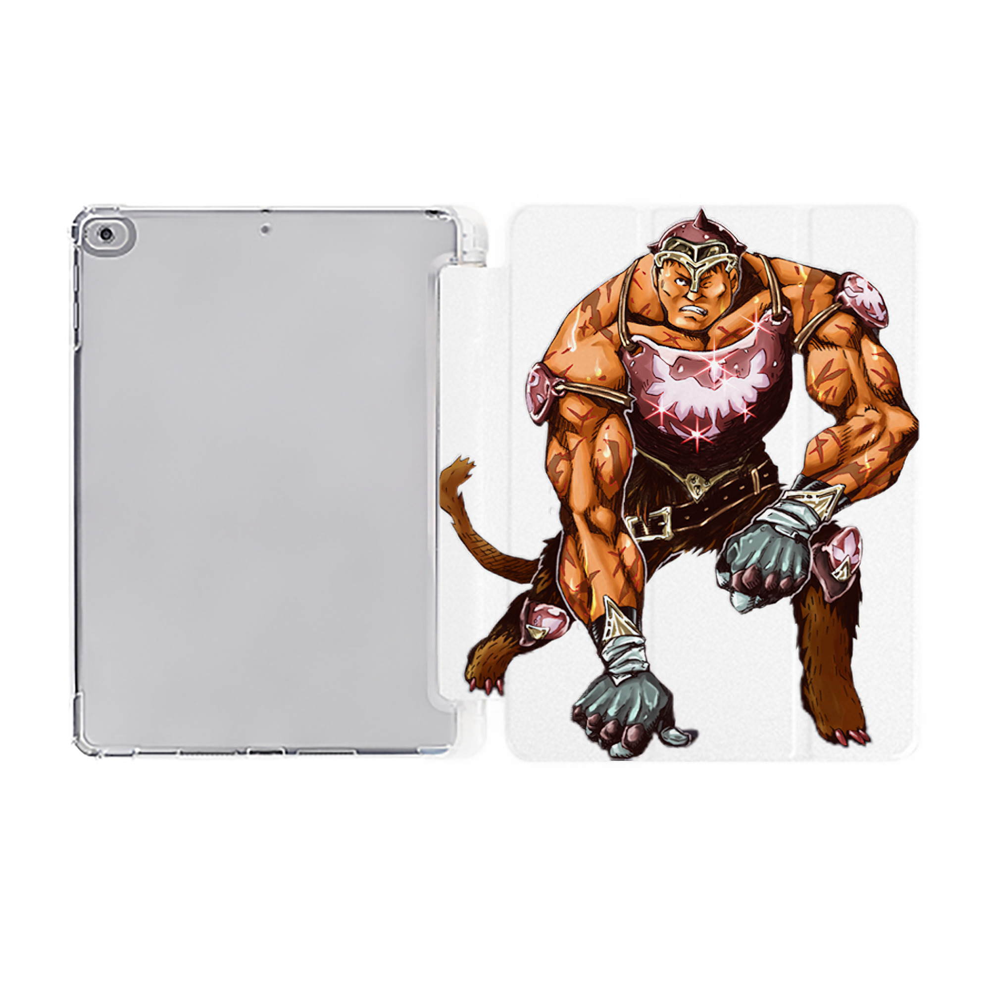 （画像用） 遊☆戯☆王 Yu-Gi-Oh! IPad ケース ペン収納付き 三つ折りスタンド PUレザー×シリコン 対応機種9.5/10.5/10.9インチ
